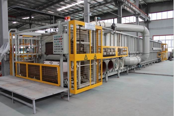Continuous mode thermal bending furnace